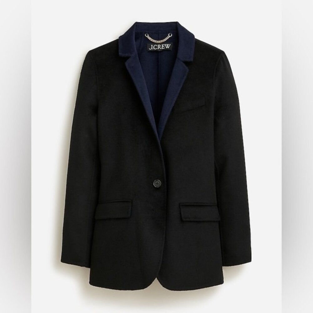 NWT J Crew Leighton Blazer Jacket in Double-faced Blend Sz 4